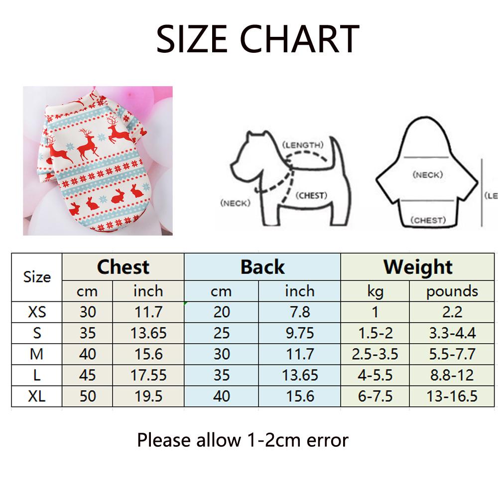 Weihnachten Kleiner Hund Hoodie Mantel Winter Warm Haustierkleidung für Bulldogge Chihuahua Hund Sweatshirt Welpe Katze Pullover Haustiere