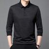 Men S Long Sleeve Polo Shirt Casual Loose Fit Breathable Top For Autumn