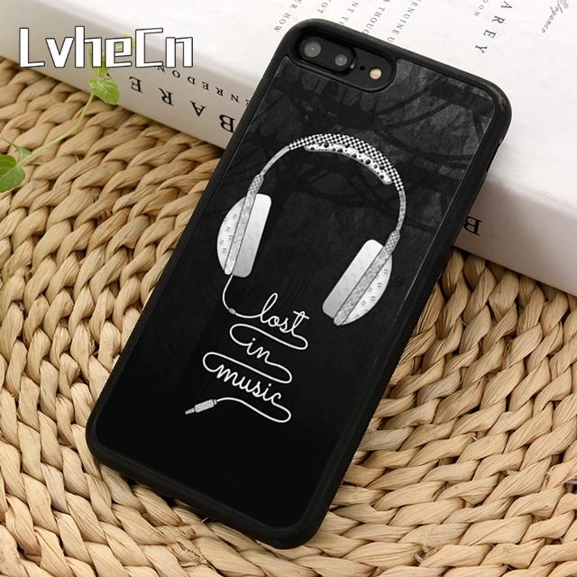 Music On World Off Phone Case For iPhone 17 Air 13 12 14 15 16  Cover Pro Max 6S Plus