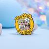Stay Fun Golden San Diego Cartoon Grandma Pin Made Of Alloy With Eyecatching Finish Color