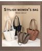 Extra Large Genuine Leather Single Shoulder Market Basket Bag - Top Layer Cowhide Exquisite Women's Handheld Bucket Bag