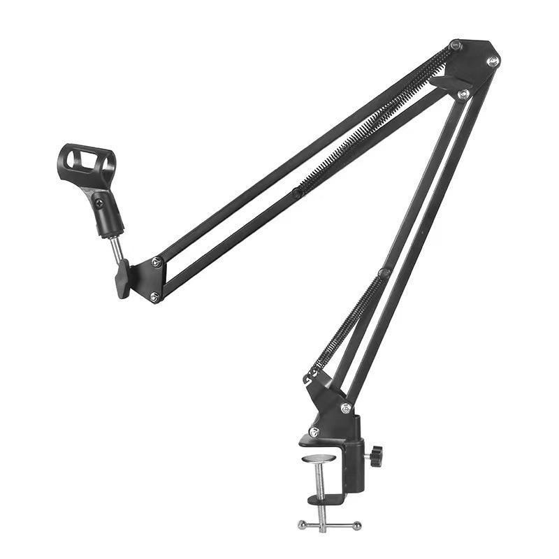 

35 Style Adjustable Folding Desktop Clip-On Metal Microphone Stand for Live Recording