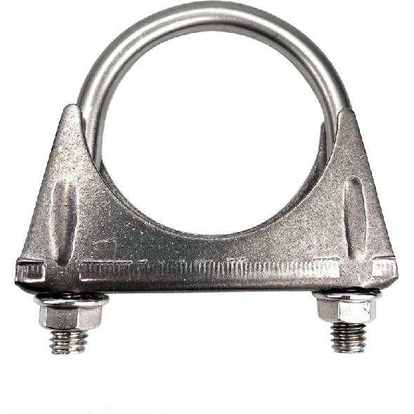 2 Inch Clamps Heavy Duty 2" Stainless Steel U Bolt Muffer Exhaust Clamp Hanger For Pipes (51Mm)