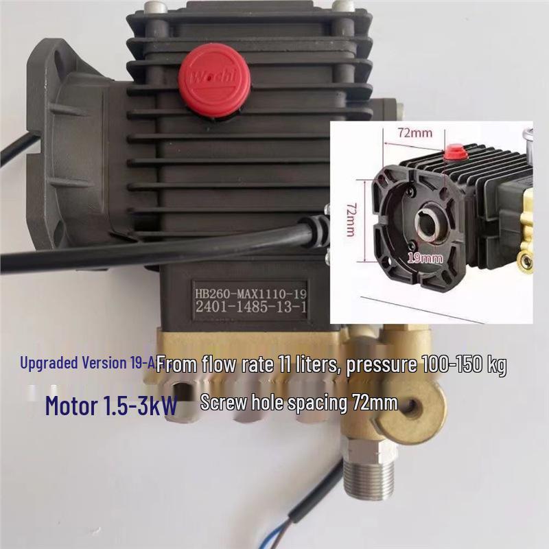 High-Power Car Pressure Washer Pump with Brush Attachment