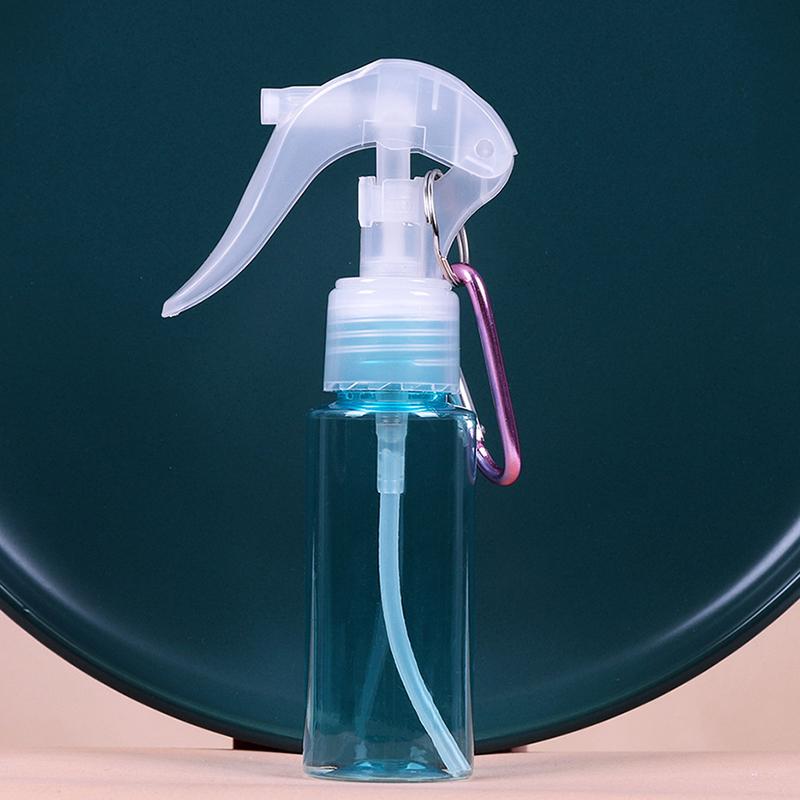60Ml Mini Travel Accessories With Carabiner Hook Makeup Tool Lotion Samples Sub-Bottling Empty Container Trigger Spray Bottles