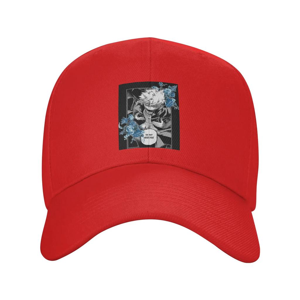 Unisex Baseball Hats My Hero Academia Dabi Anime Blue Flowers Outdoor Streetwear Summer Sports Baseball Caps Casquette Hats