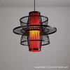 Chinese style bamboo pendant lamp, retro lamp, homestay, hotel, tea house, tea room, handmade bamboo woven lantern pendant lamp