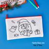 Children's Christmas DIY Pencil Case - Handmade Kindergarten Painting Bag & Cute Stationery Gift