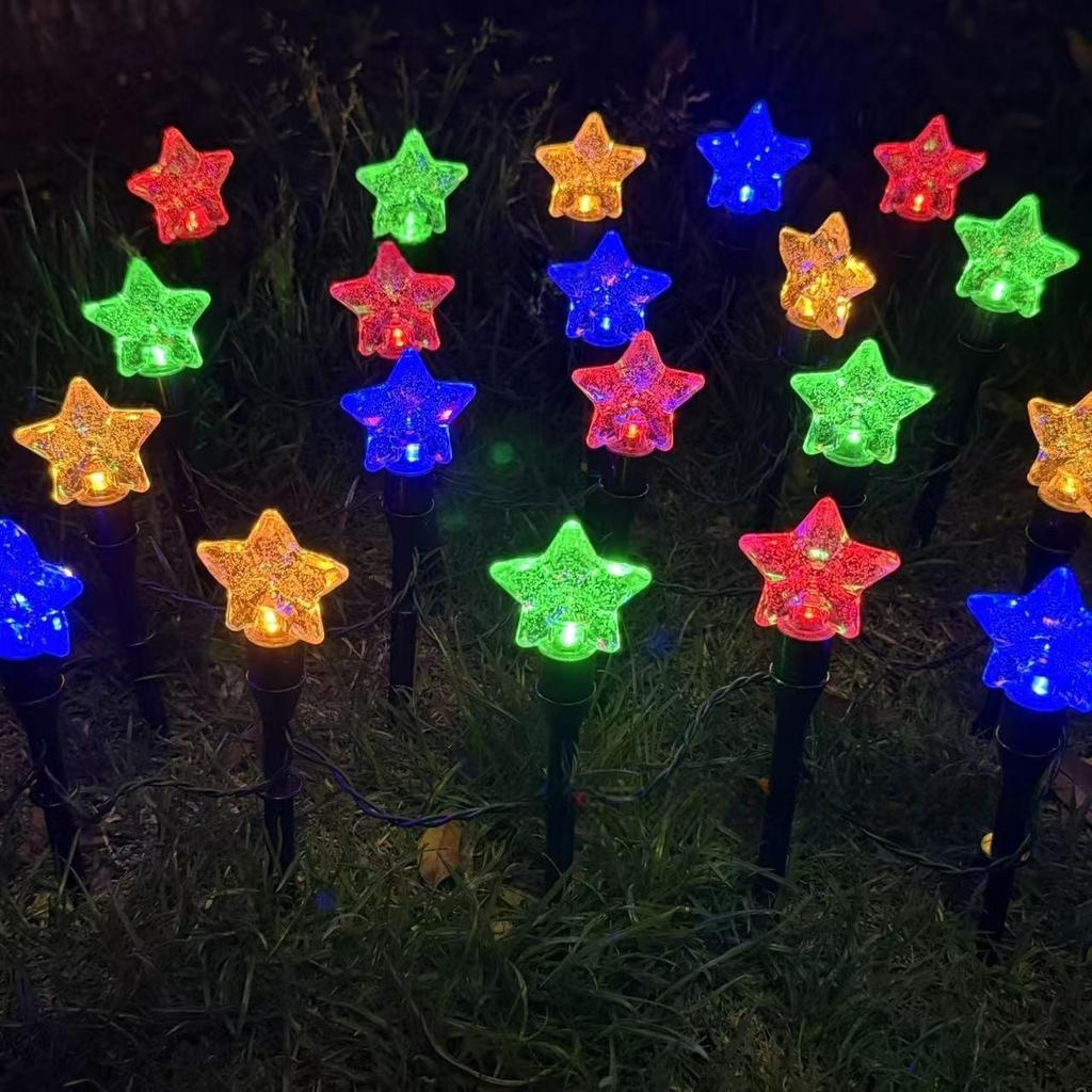 Solar Bubble Ball String Lights - Outdoor Fairy Lights for Courtyard, Path, and Lawn Decor