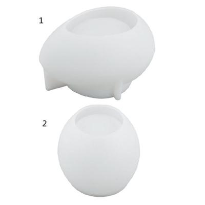 Round Silicone Soap Mold for DIY Soap Making Trinket Container, Candy Box