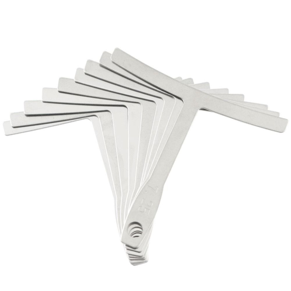 9Pcs Arc Measurement Guitar Setup Tools Professional Luthier Tools Guitar T-ruler  Music Tool Kit