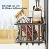 Kitchen Refrigerator Side Shelf Mmulti-functional Plastic Wrap Spice Bottles Storage Rack Kitchen Paper Tube Hanging Shelf