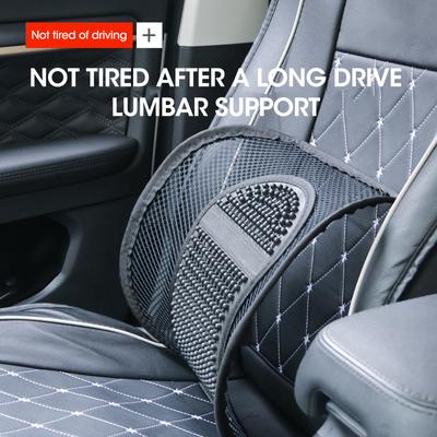 Ventilate Mesh Car Seat Chair Back Cushion Truck Relief Lumbar Brace Pad Back Support Office Home Cushion Massage Universal