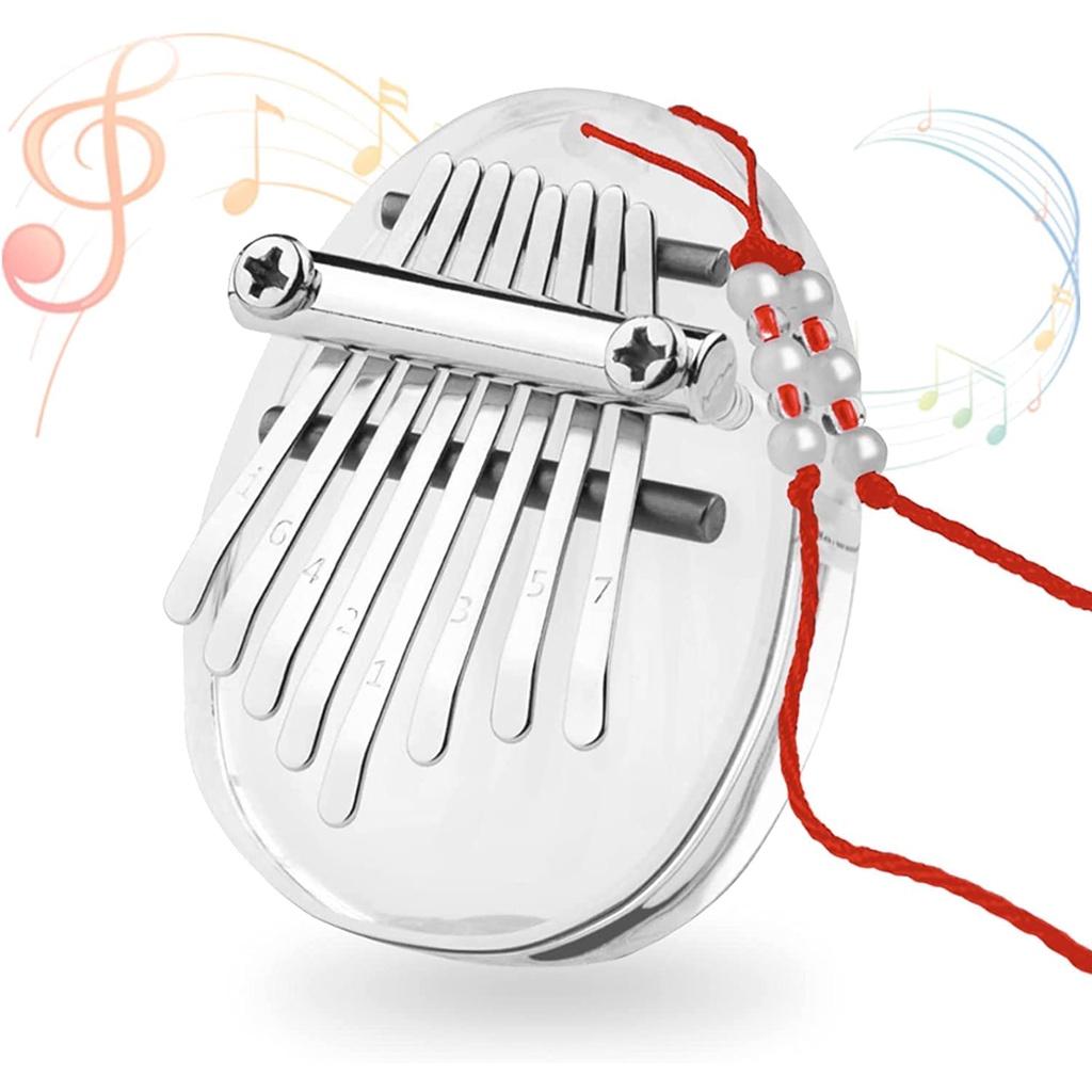 Buy 8 Keys Crystal Acrylic Thumb Piano Marimbas Finger Piano African