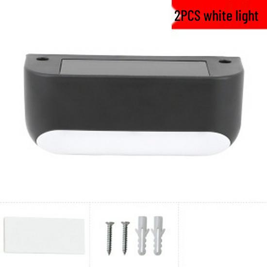 Solar Waterproof Outdoor Step Lights for Gardens, Courtyards, Railings, and Fences