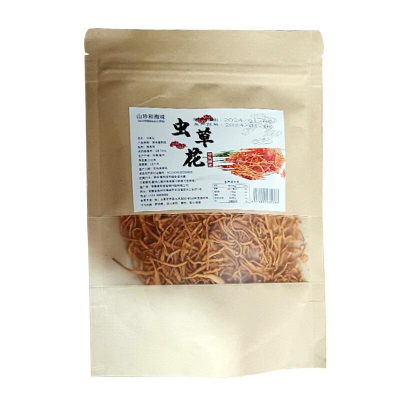 

Цветок кордицепса сушеный премиум ингредиент для травяного супа натуральный 100g