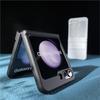 Phone Case for Samsung Z Flip 7 6 5 4 3 Flip7 Flip6 Flip5 Flip4 5G Hinge Silicone Protector Solid Color Hard PC Full Cover Skin