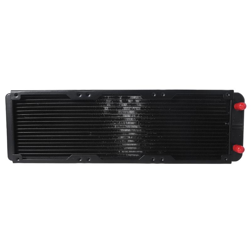 Water Cooling Computer Radiator 18 Pipe Aluminum Heat Exchanger Liquid Cooling Heat Sink for CPU PC Water Cool System