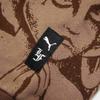 Puma Hoops X Lafrance Vzor Anděla Kontrastní Mikina s Kapucí a Dlouhým Rukávem Pánská Mikina Hnědá Zelená 625664-01