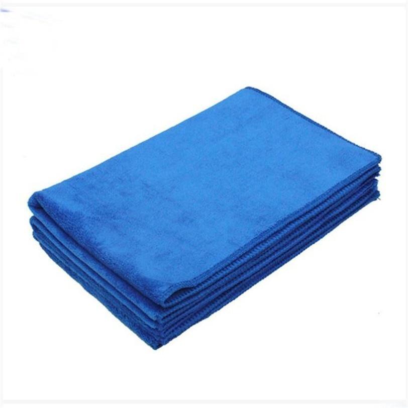 1pcs/2pcs Thicken 30*70cm Blue Absorbent Wash Cloth Car Auto Care Microfiber Cleaning Towels Cloths