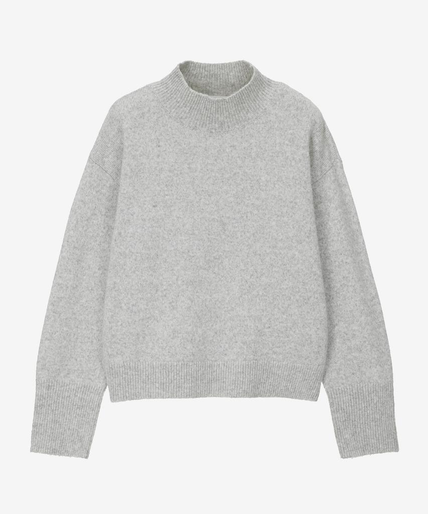 MIND BRIDGE WOMEN [W][Air Wool] Half Neck Knit - 2 Colors