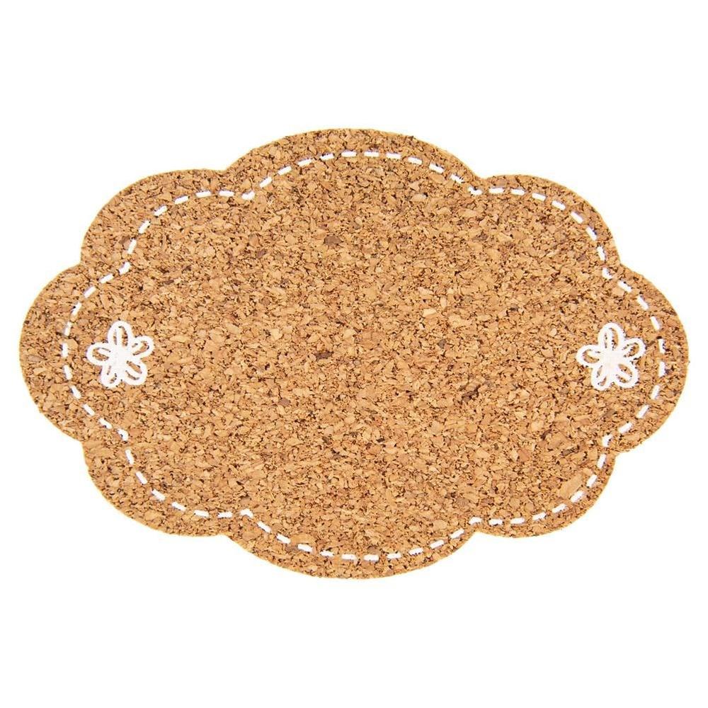 Self-Adhesive Cork Jar Labels 12-Piece 5.8x4cm