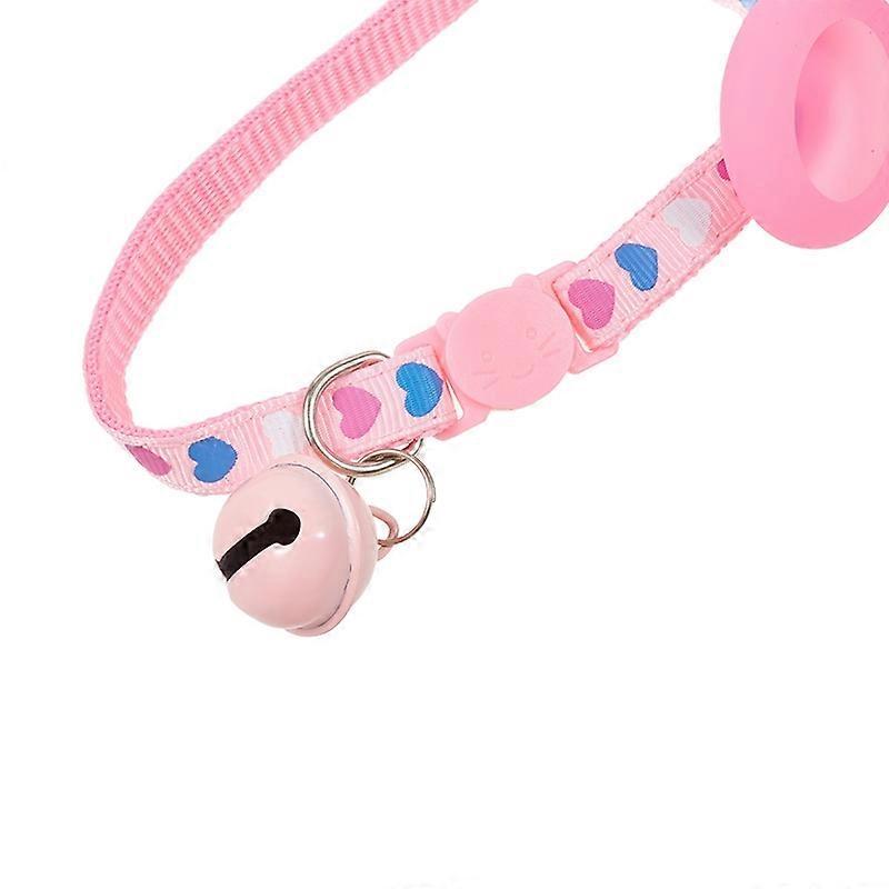 Type C For AirTag Tracker Cat Collar Adjustable Pet Collar Silicone Waterproof Case with Bell