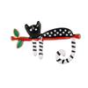 1Pc Creative Cat Broch Cute Personality Pin Unique Fashion Jewelry Accessories Birthday Party Festival Gift for Men and Women