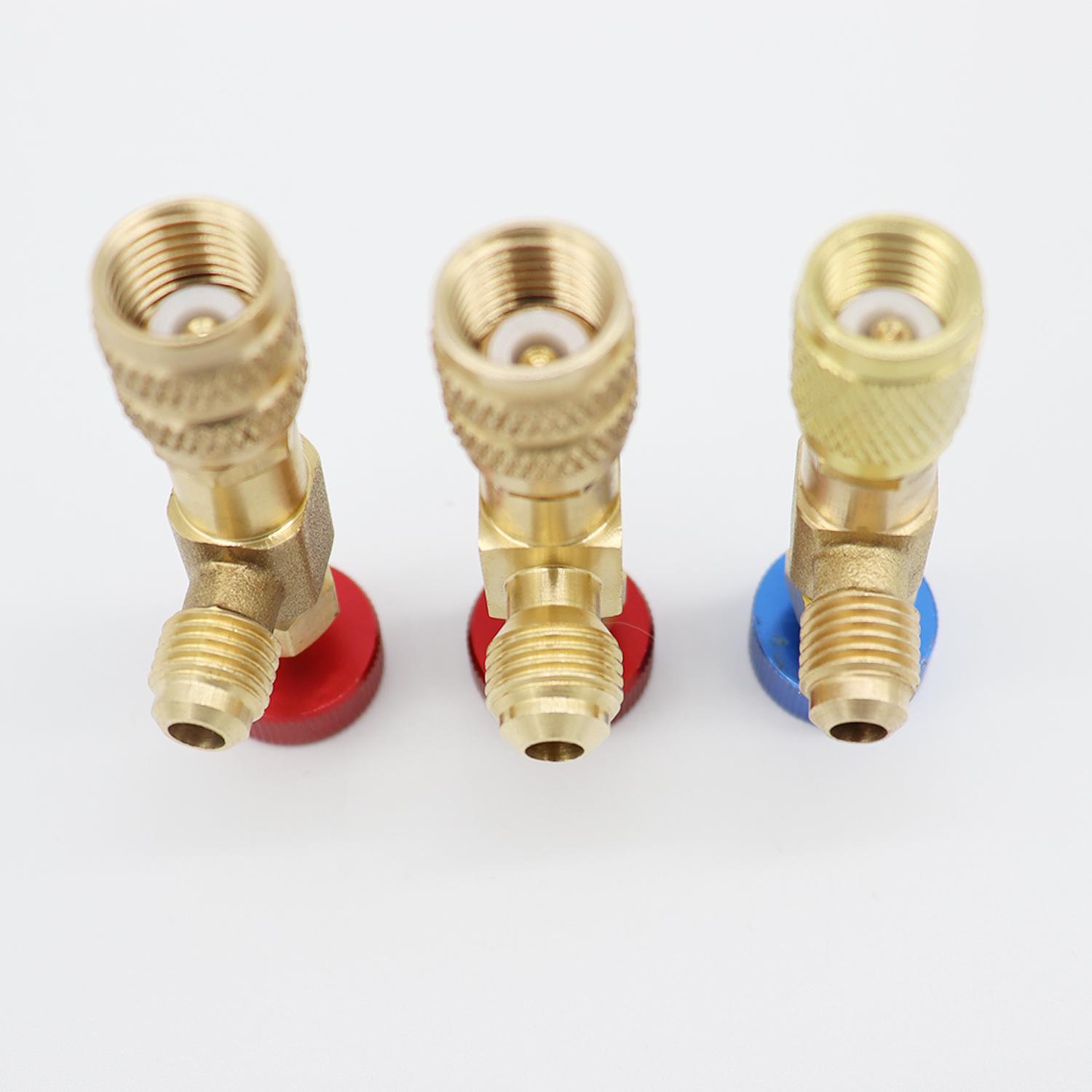 Жидкостный безопасный R410A R22 Хладагент для кондиционера 1/4 5/16 Адаптер безопасности — фото 7