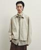 Youth Cropped Zip Blouson - Light Beige