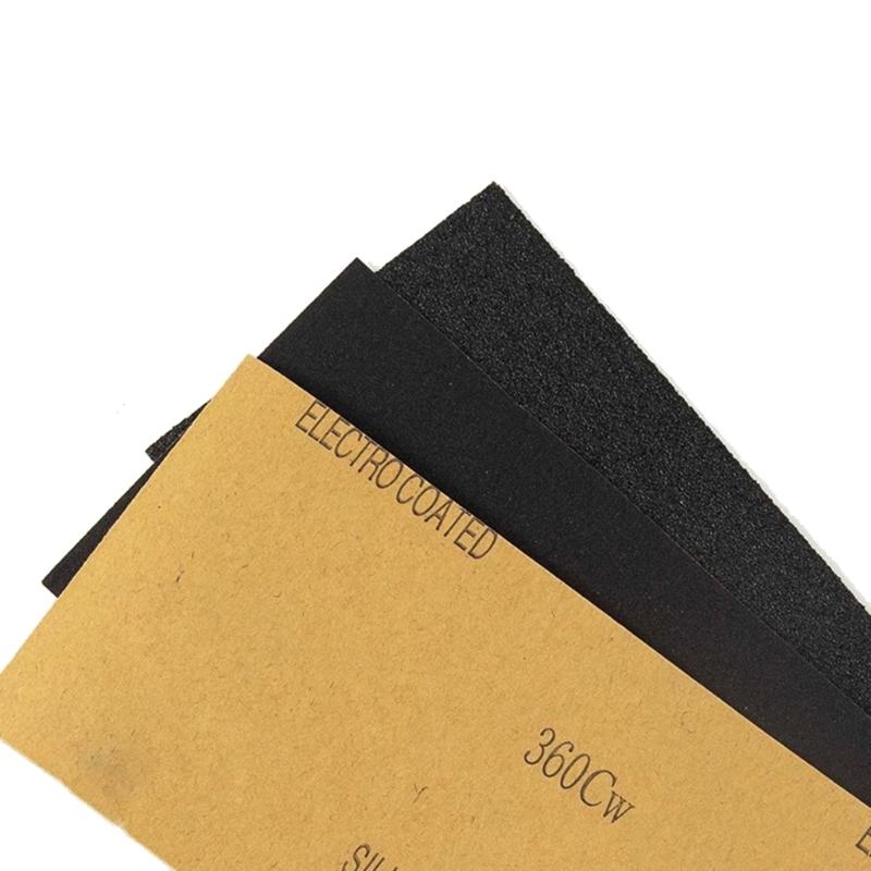 Long Last Durability Abrasive Paper 60-2000 Grit Sandpaper Ideal For Automotive DIY Projects Flexible Backing