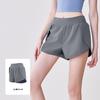 Summer Quick-Dry Two-Piece Running Shorts with Side Pockets