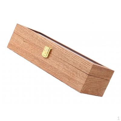6Slot Watch Wood Case Display Organizer Storage Tray For