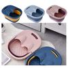 Clowin Compact Footbath Bucket, Foldable and Insulated, Perfect for Camping and Outdoor Activities, Pink (Type A)