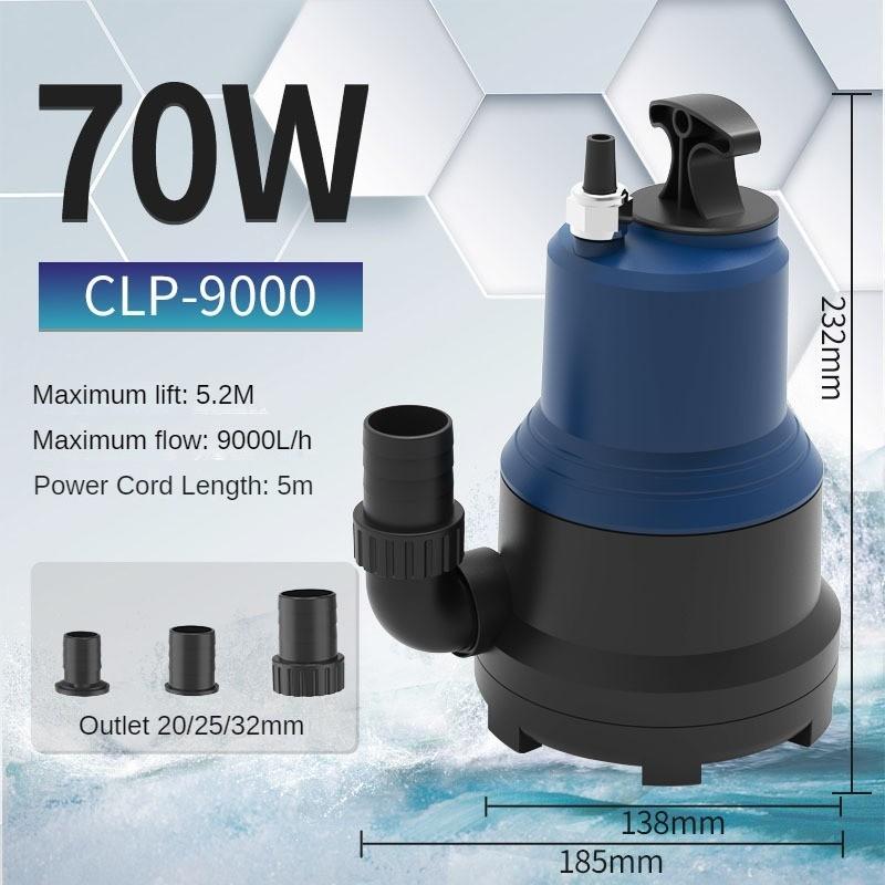 Large Flow Variable Frequency Submersible Pump Aquarium Specific Vertical Pump Fish Pond Silent Pumping Pump