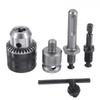 1.5-10mm Drill Chuck Adapter, Convert Impact Wrench to Electric Drill, 3/8-24UNF, Lightweight & Reliable