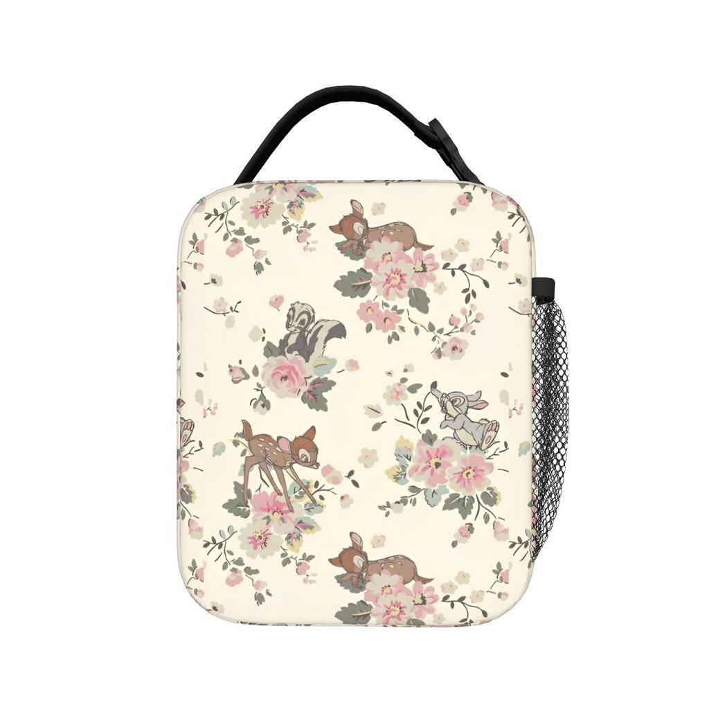 Cartoon Bambis Insulated Lunch Bag Portable Meal Container Thermal Bag Tote Lunch Box Beach Outdoor Men Women