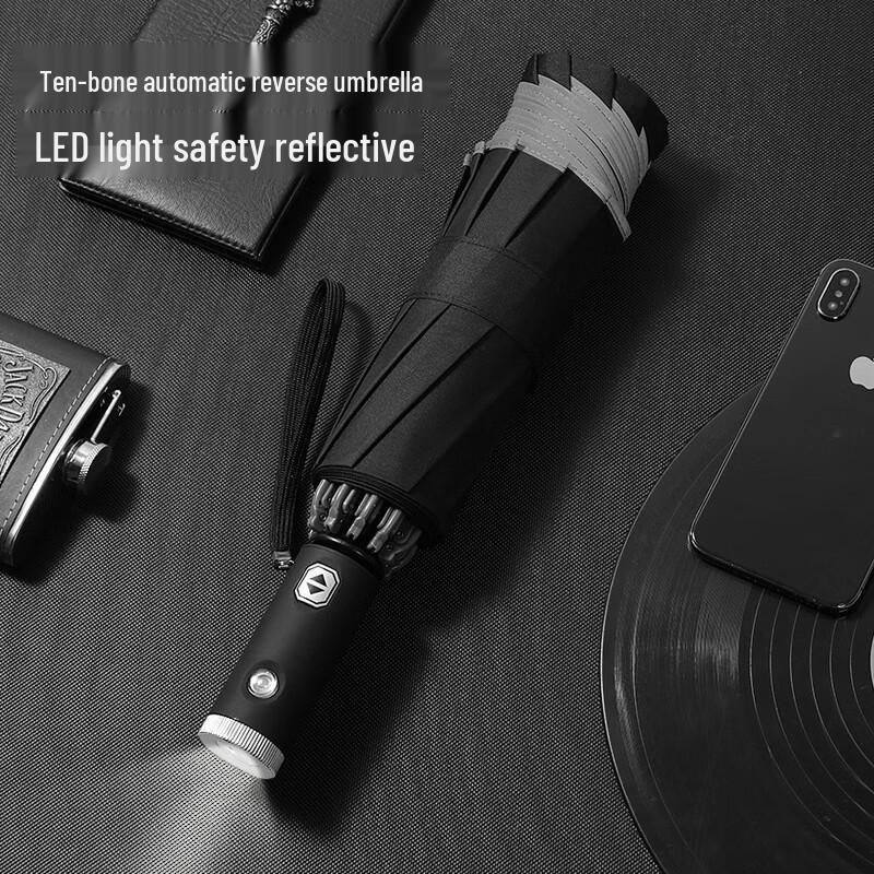 Nanqiao 10-Rib LED Reflective Car Umbrella
