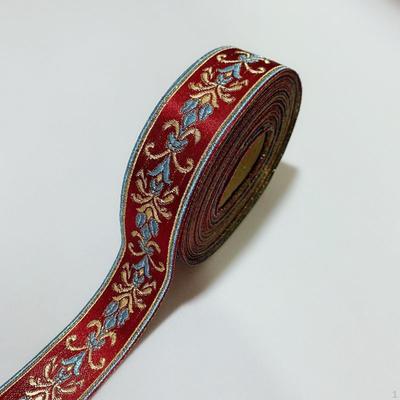 Εθνική Ζακάρ Κορδέλα DIY Διακόσμηση, 5Μ Διακοσμητικές Χειροτεχνίες Ραφή Επένδυση για Τσάντες Τραπέζι