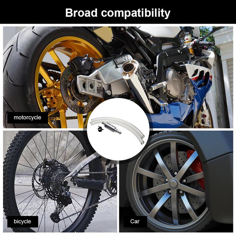 Motorrad Kupplungsbremsflüssigkeitsentlüftungsschlauch Einwegventil Schlauch Entlüftungswerkzeug für Motorradkupplung