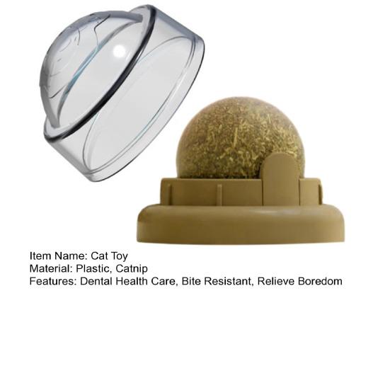 Catnip Ball Cat Toy Dental Health Care Bite Resistant Relieve Boredom Teeth Grinding Catnip Toy Cat Supplies