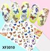 1 Sheet Colorful  Flowers and Animals  Water Transfer Slider for Manicure Nail Art Decoration Nail Sticker