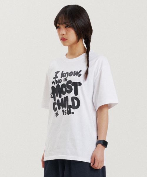 The Paco Typo Boxy Tee White White/L