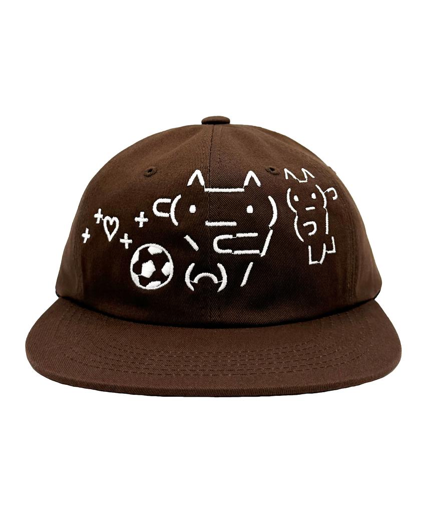 OTHER-worldly Emoji Cap [Brown Soccer Boy]