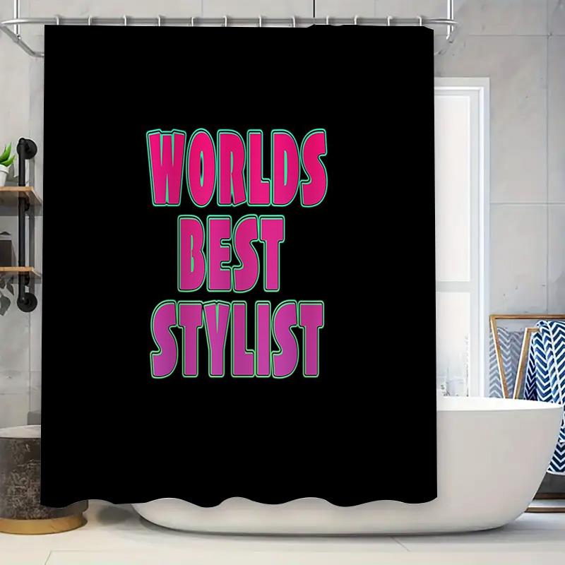 

Bathroom Shower Curtain Vintage Floral Pattern Waterproof Fabric Decor Farmhouse Rustic Home Textile Washable Liner W60H190(CM)-1 Pcs