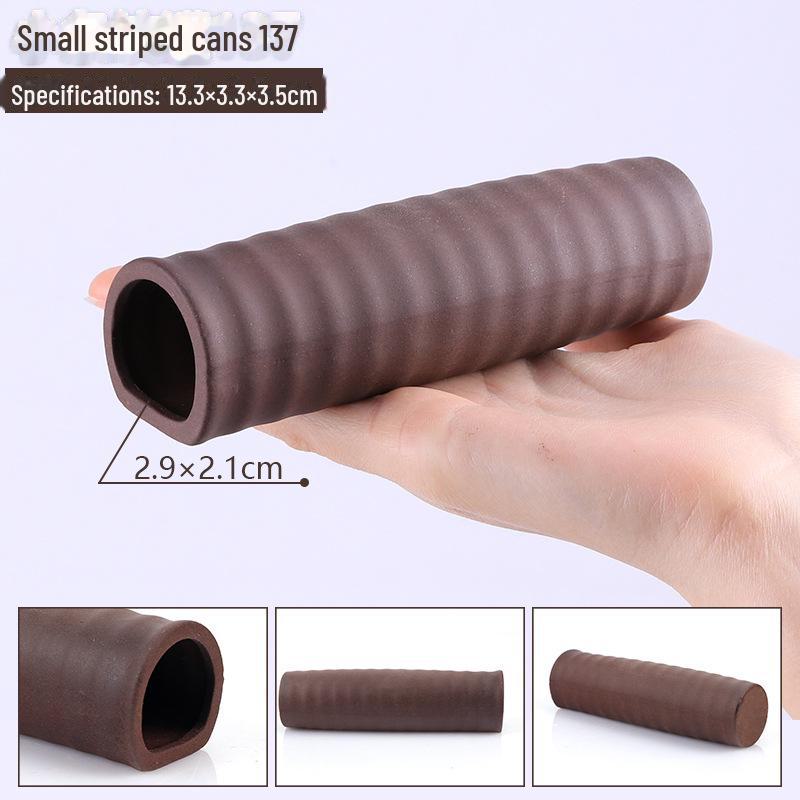 Purple Sand Ceramic Fish Tank Decor - Large, Medium & Small Rock Tiles