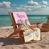 Custom Name Ultra-Soft Beach Towel with Charlie and Lola Theme,Ideal for Pool - Camping, Diving - Perfect Travel Essential, Vibrant Beach Towel.