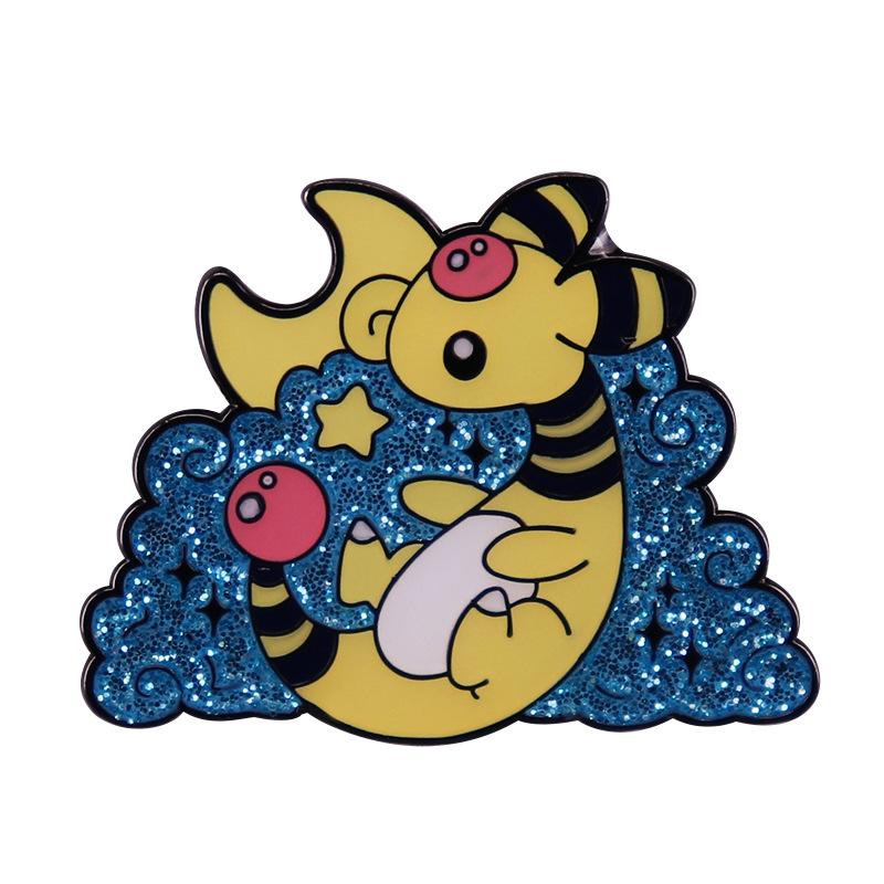 Kawaii Elf Anime Cartoon Enamel Pin Elegant Lapel Pins for Backpacks Clothes Gengar Badges Cute Brooch Jewelry Gifts for Friends