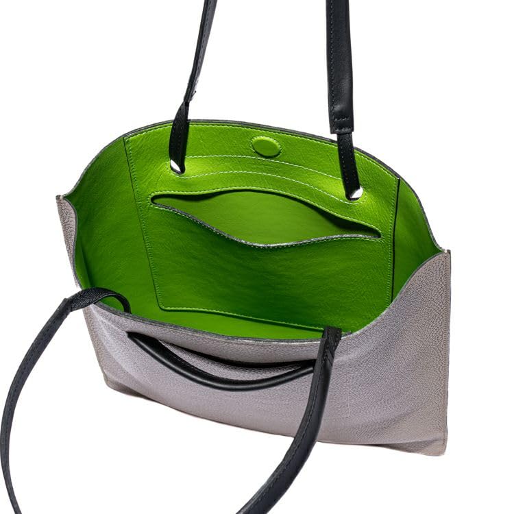 Tomoe TRION Official Baseball Glove Manufacturer's Smart A4 Tote Bag, Vertical, Genuine Leather, Men's, Large Capacity, Fits 13-inch PCs, EASY TOM