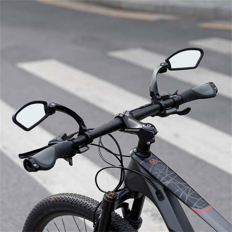 Road Bike Rear Mirrors Waterproofed Bicycles Mirror Dustproof Bike Mirrors for Multiple Handlebars